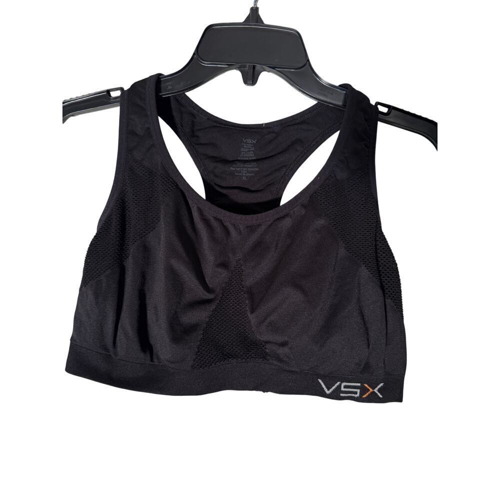 Victoria's Secret VSX Black Sports Bra Racerback  Size XL